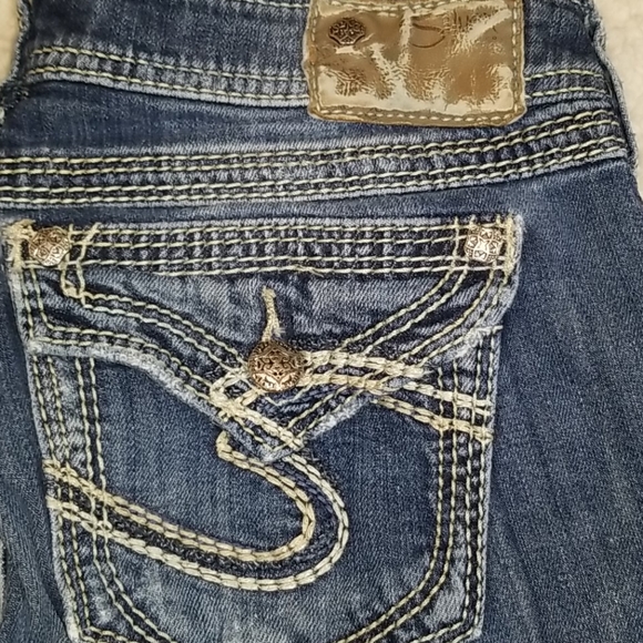 Silver Suki Surplus Jeans Sz 27 - Picture 2 of 11